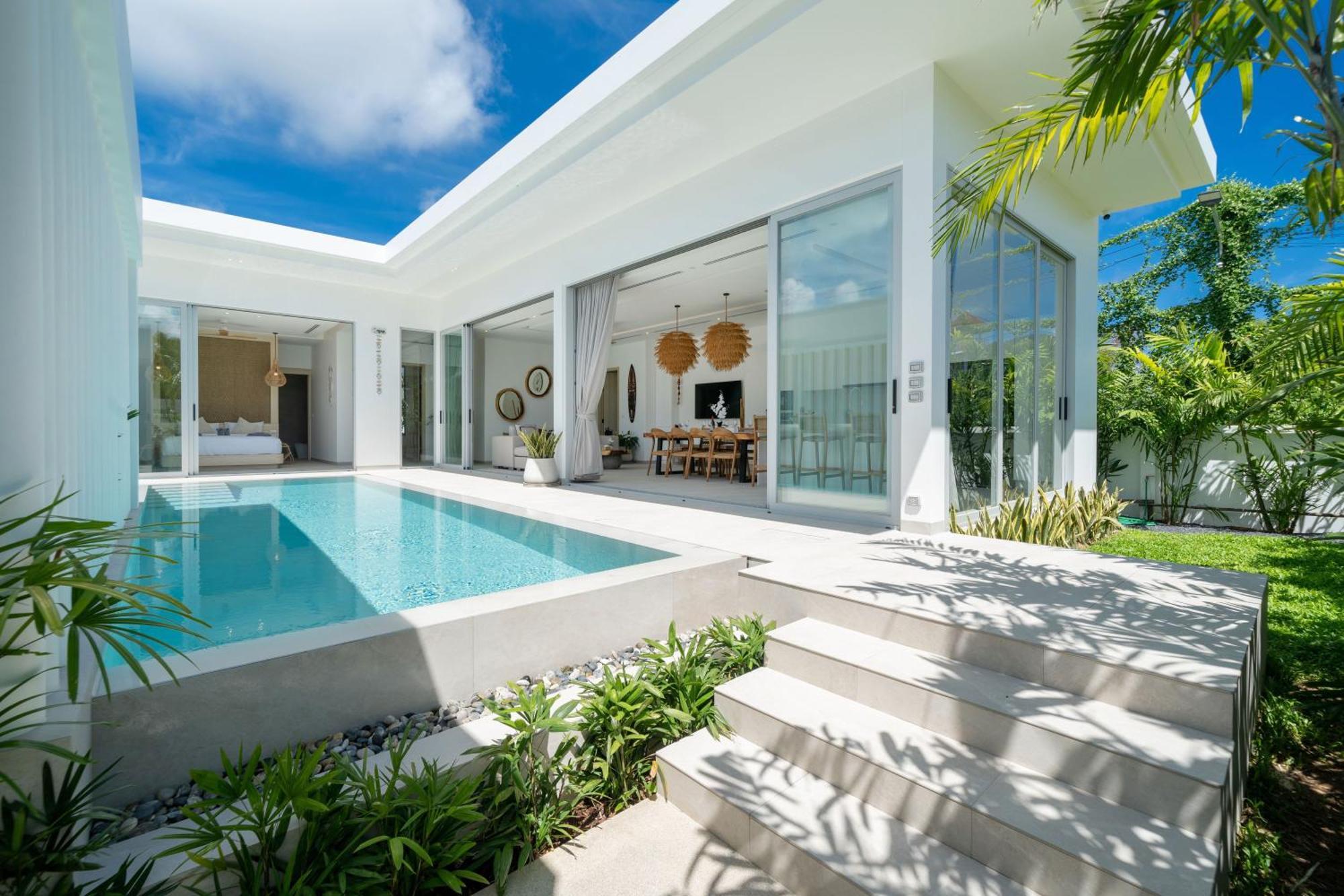 Tropical Brand New 4Br Pool Villa Mina, Just 5 Min Drive From Naiharn Rawai Eksteriør bilde